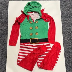 SO Festive Elf Costume - Green and Red